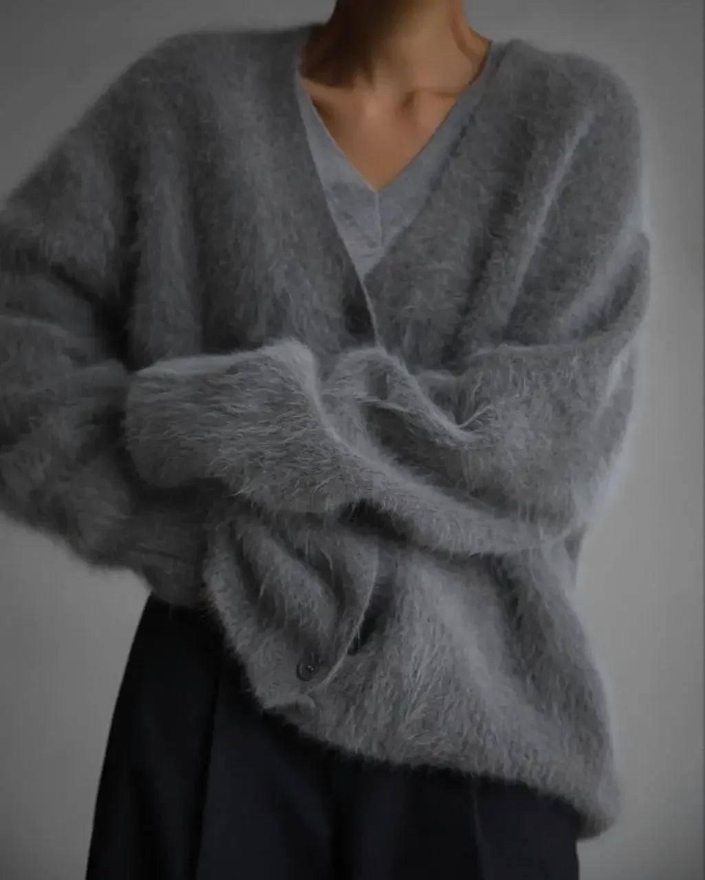 Elegant Long Sleeve Sweater Women 2024 New Single-Breasted Female Casual Cardigan Soft Flexible Knitted Outwear