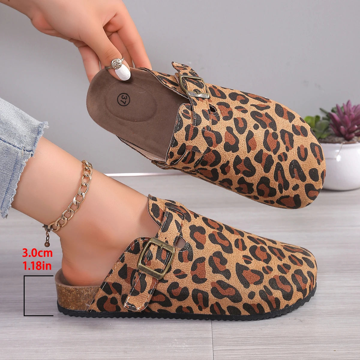 Sabots Unisexes en Liège – Confort, Soutien de la Voûte Plantaire et Style au Quotidien