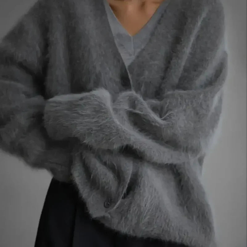 Gilet Maille Moelleuse à Boutons - Vêtement d'Extérieur Femme 2025